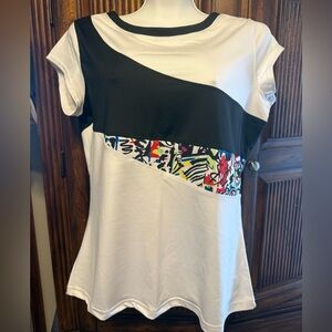 Bollé High Performance cap sleeve t shirt, size XL,
Red, black and white